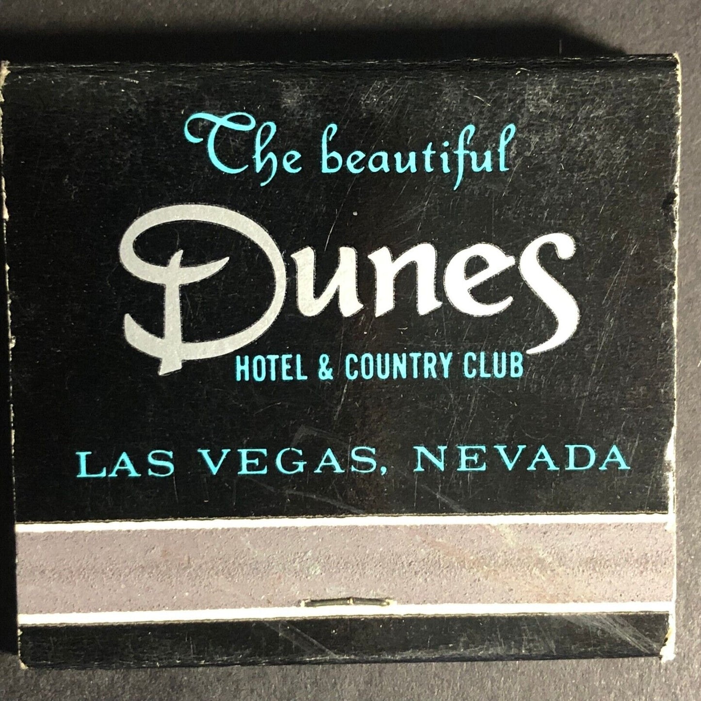 Dune's Hotel Las Vegas "Top O' the Strip" 30-Strike -2 Matchbook c1975 - VGC