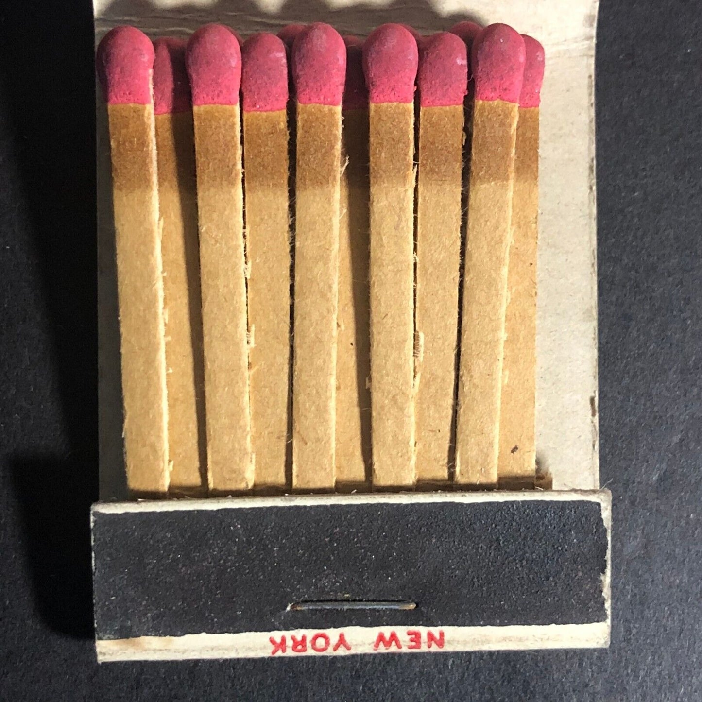 Commercial Hotel & Restaurant Sacramento 20-Strike Full Matchbook c1950's Scarce