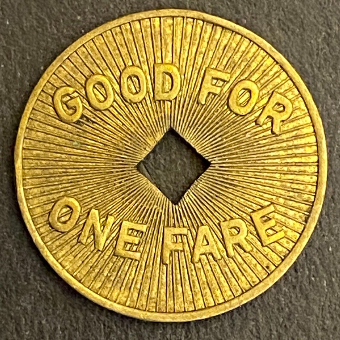 W. & S. M. C. Co. Aliquippa, Pa G/F One Fare Transit Token 16mm VGC