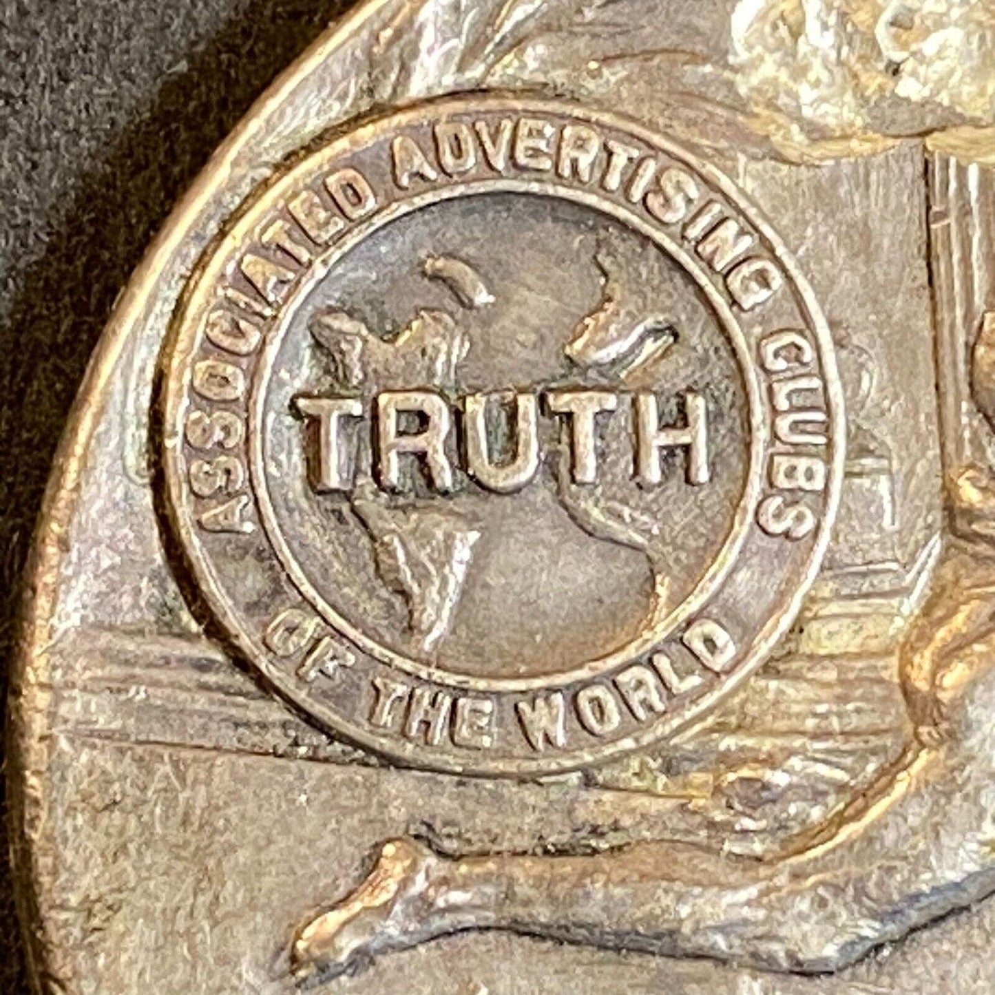 Associated Advertising Clubs of the World Sterling Marathon Medal c1917-20's