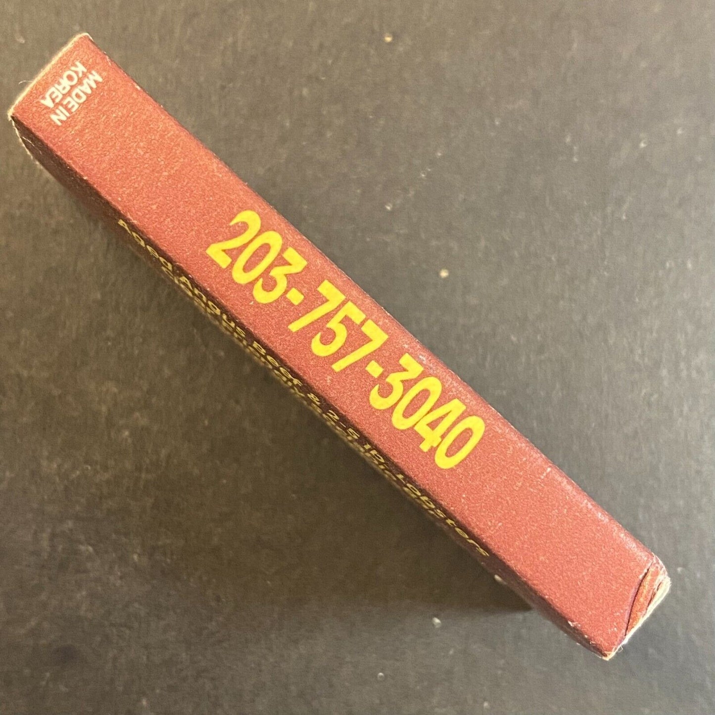 Carmen Anthony Steakhouse Waterbury, CT Restaurant Matchbox VGC Scarce