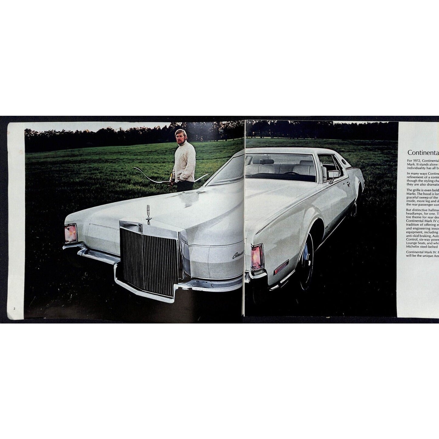 1972 Lincoln Mercury Sales Brochure - Downtown Nashua, NH 31pp