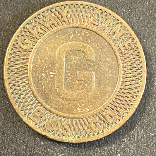 Gray Line Bus Co. (Bridgeport, CT) G/F One Fare Transit Token - 23mm