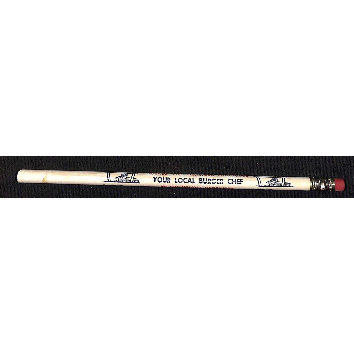 Burger Chef 15c Hamburgers Vintage Advertising Pencil VGC Unused - Scarce
