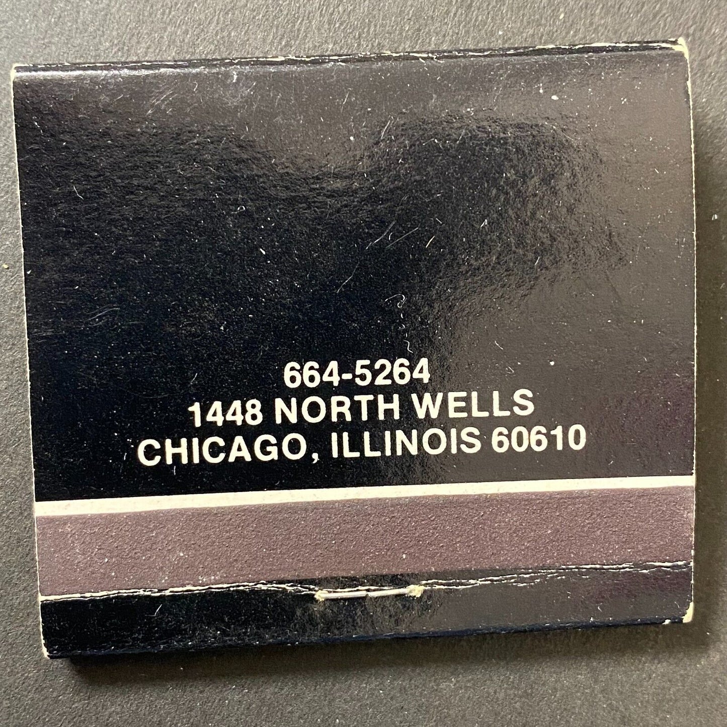 The Fireplace Inn / Restaurant Chicago Full Matchbook c1974-80's