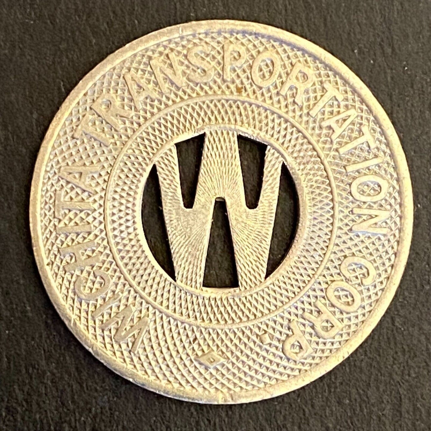 Wichita Transportation Corp. G/F One Fare Transit Token 23mm (#1)