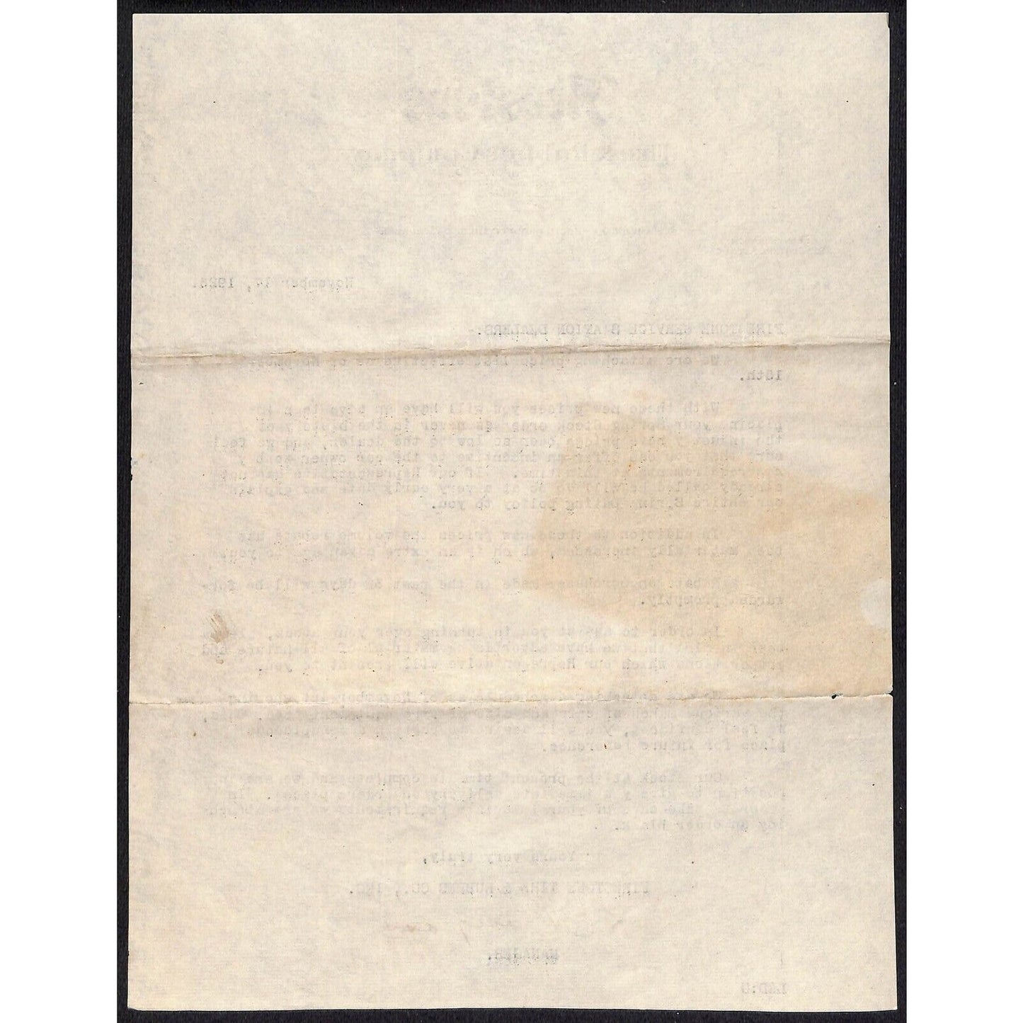 Firestone Tire & Rubber Co. Albany, NY 1926 TLS Letterhead re: New Price List