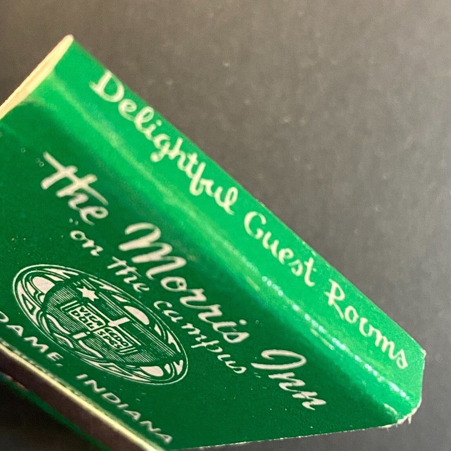 Morris Inn Notre Dame Indiana "Air Conditioned" c1974-80's Full Matchbook VGC