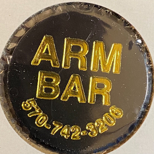 Milton, PA Arm Bar c1998 Plastic Token "G/F One Draft Beer"
