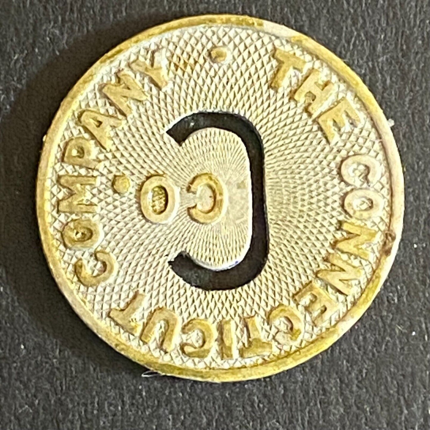 The Connecticut Company G/F One Fare Transit Token 16mm