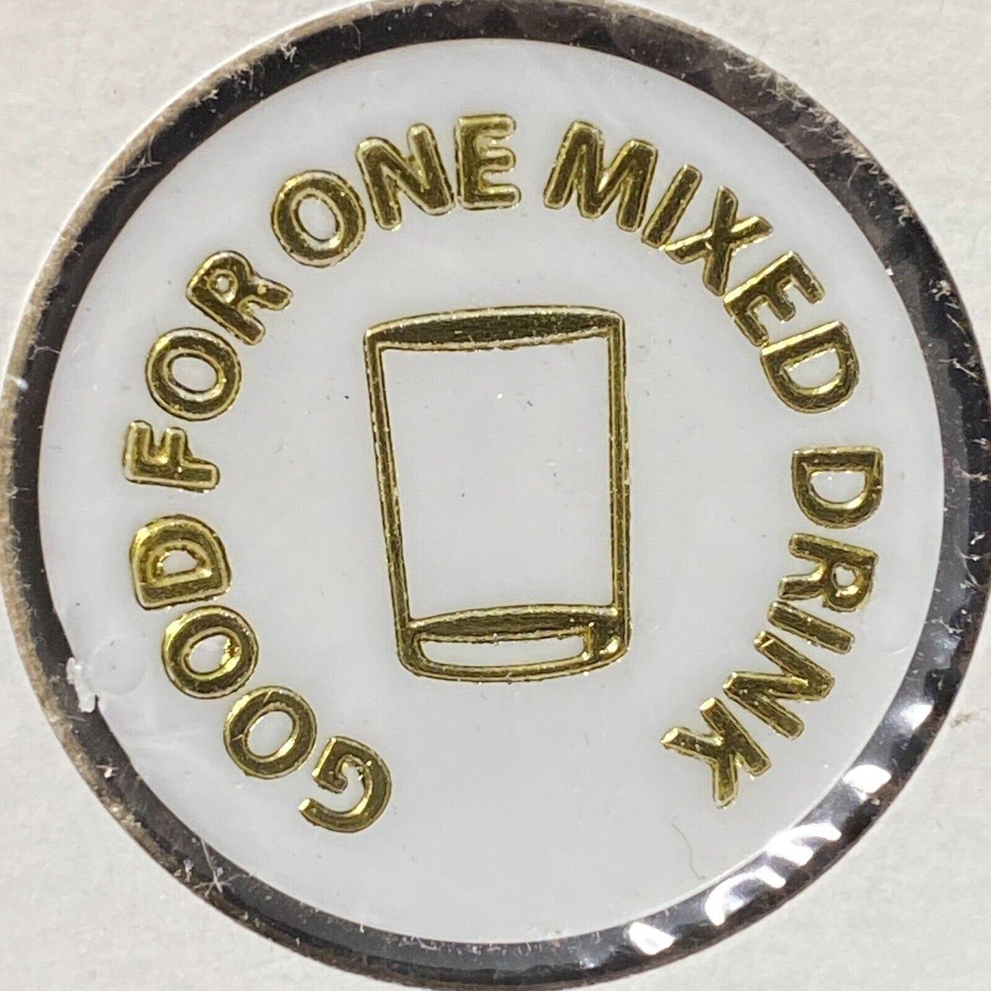 Butler, PA HT's Spillway Bar & Grill Plastic Token G/F One Mixed Drink