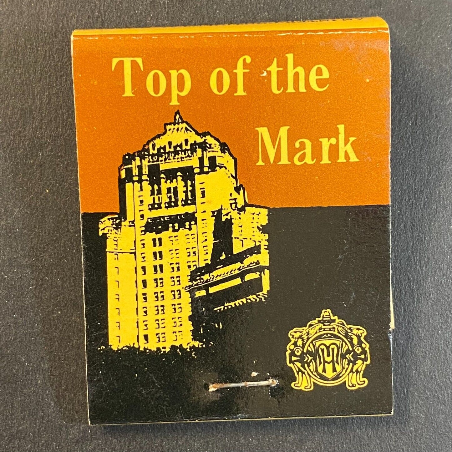 Hotel Mark Hopkins Nob Hill c1965-73 Near Full (-1) Matchbook VGC Scarce