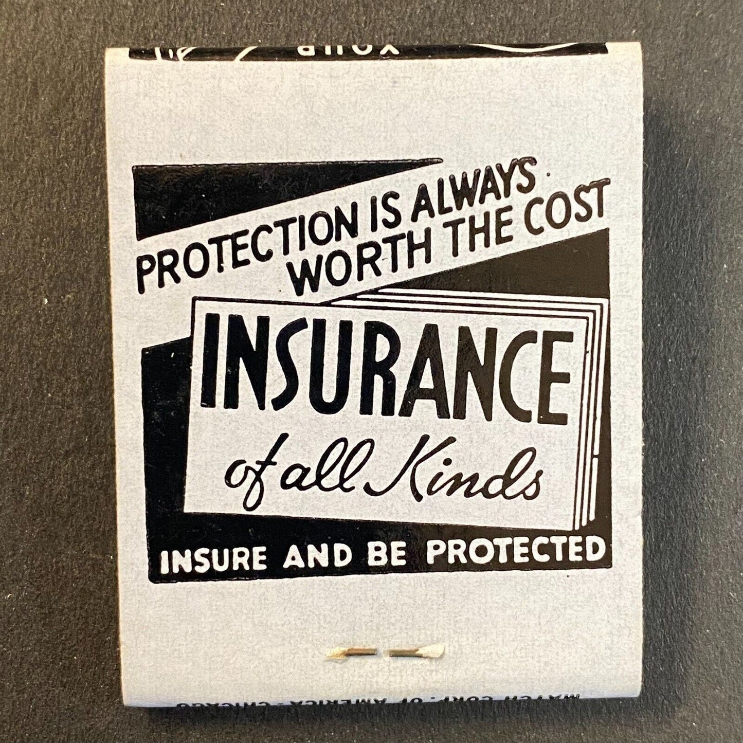 Eddie Thomas Insurance Agency Butte, MT Full Matchbook c1955-60's VGC