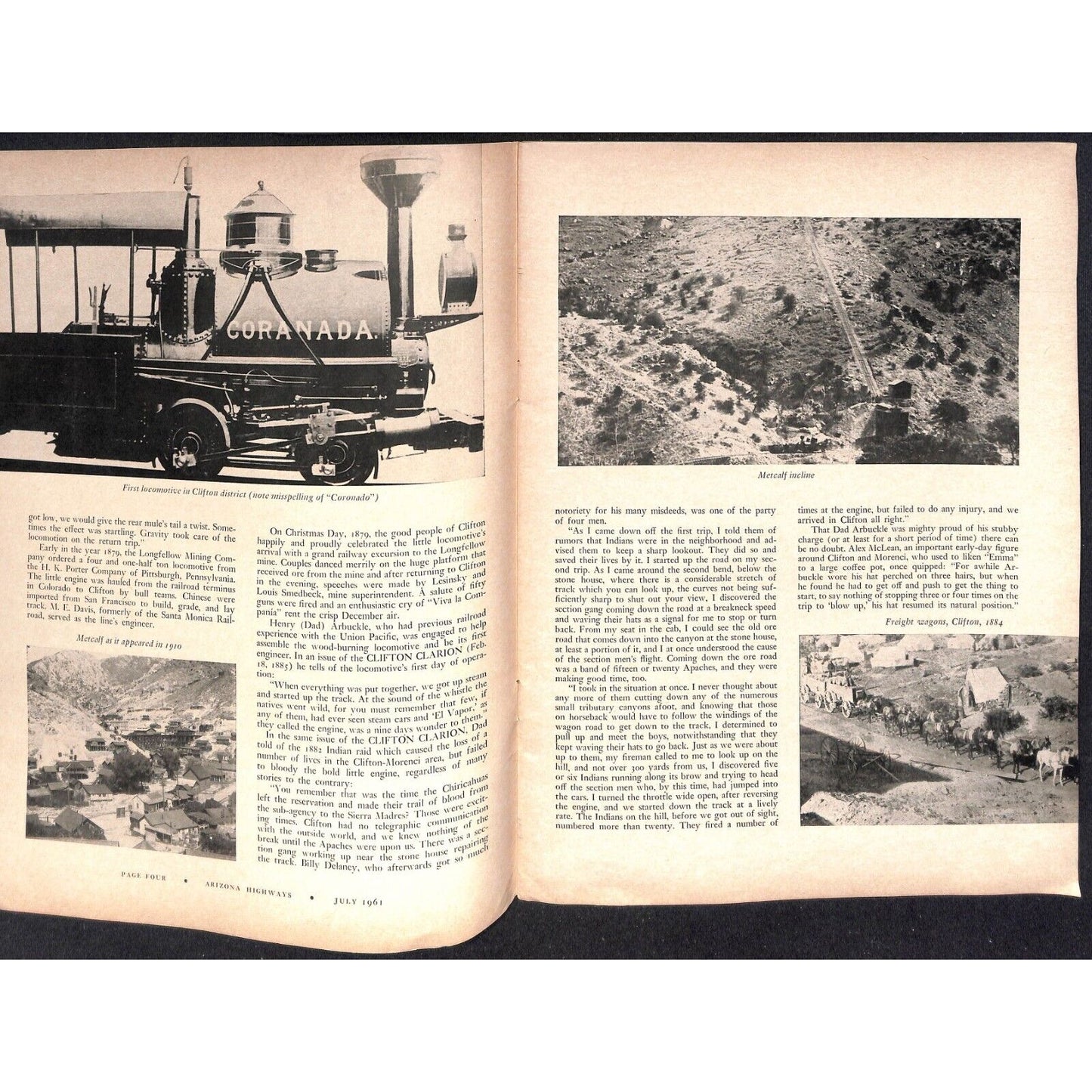Arizona Highways Magazine July 1961 Birds Issue 40pp VGC