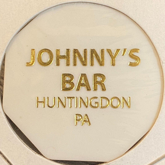 Huntingdon, PA Johnny's Bar c1970's-80's Plastic "Regular Bottle" Token