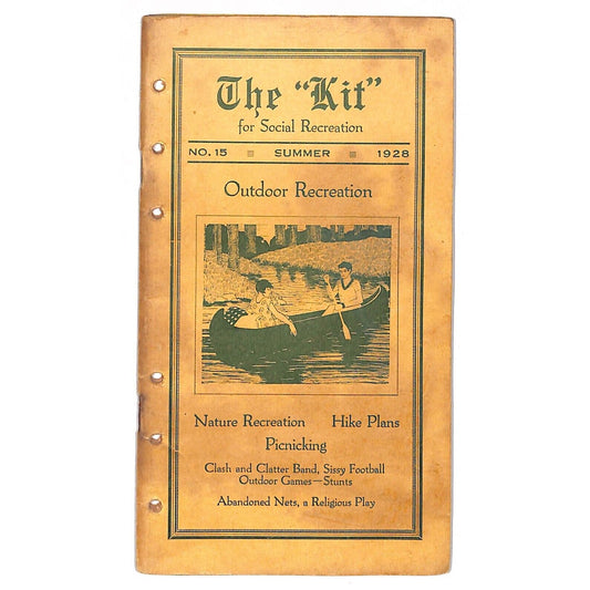 1928 Church Recreation Service Chicago "The Kit" Outdoor Activities Booklet 48pp