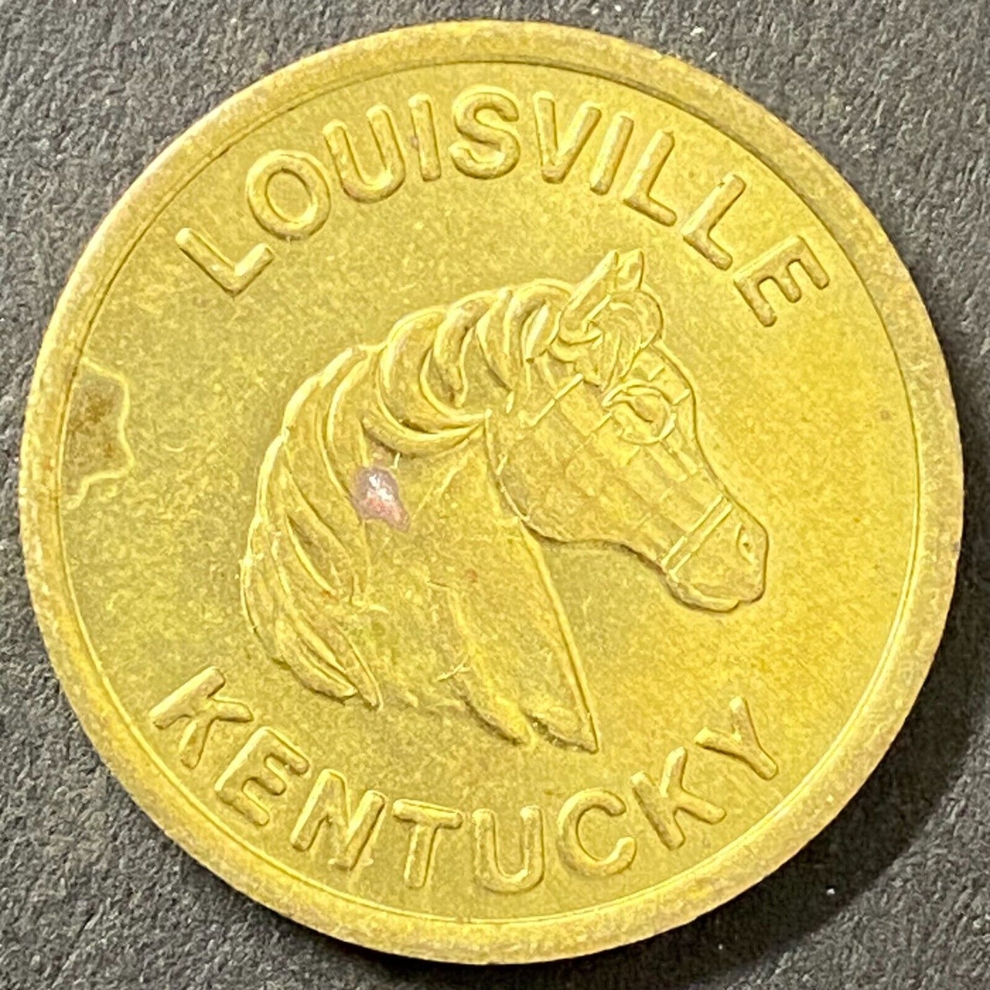 Kentucky Derby Souvenir Token Louisville Kentucky Horse Head 23mm (#4)
