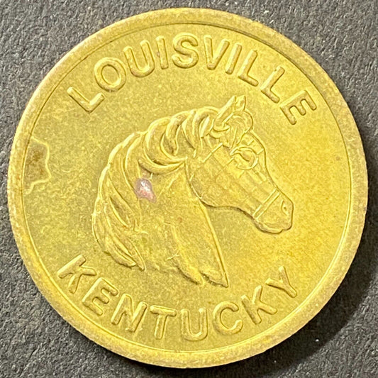 Kentucky Derby Souvenir Token Louisville Kentucky Horse Head 23mm (#4)