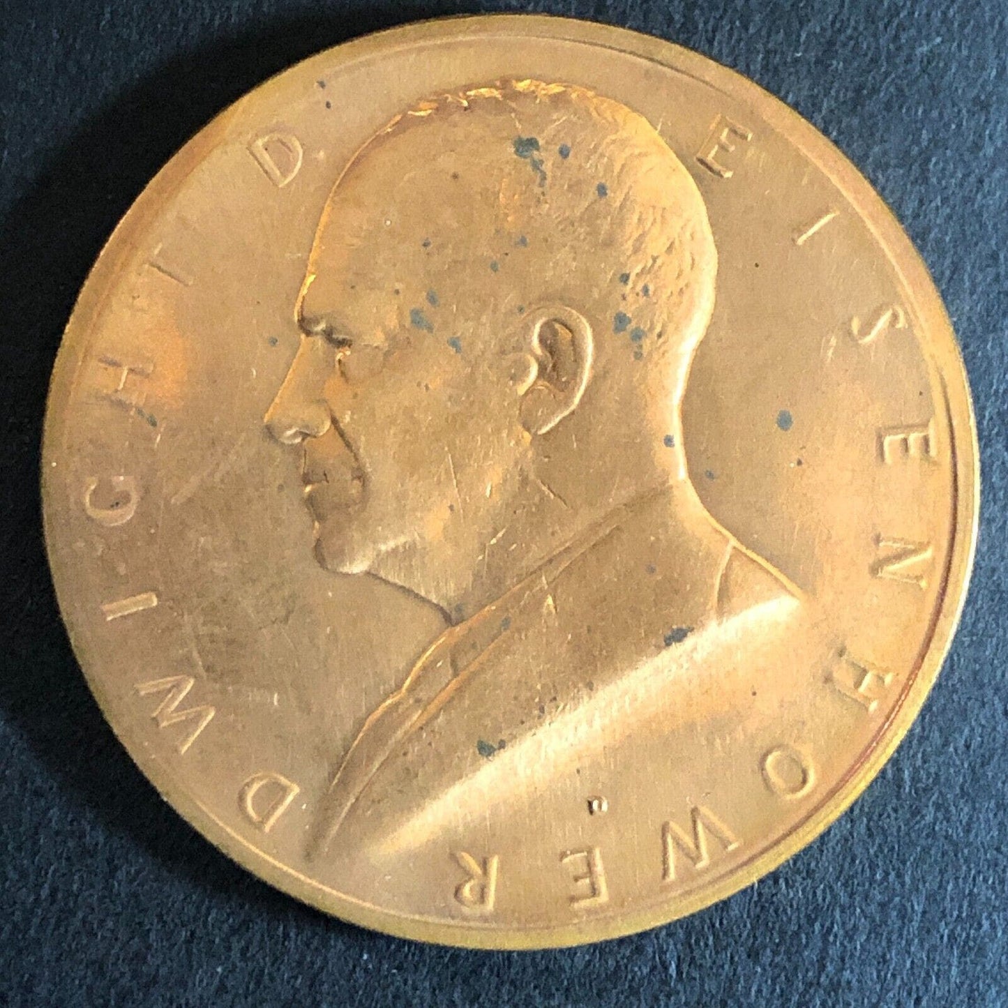 Dwight Eisenhower Inaugurated 1/20 1953 Medallion 34mm 18g VGC
