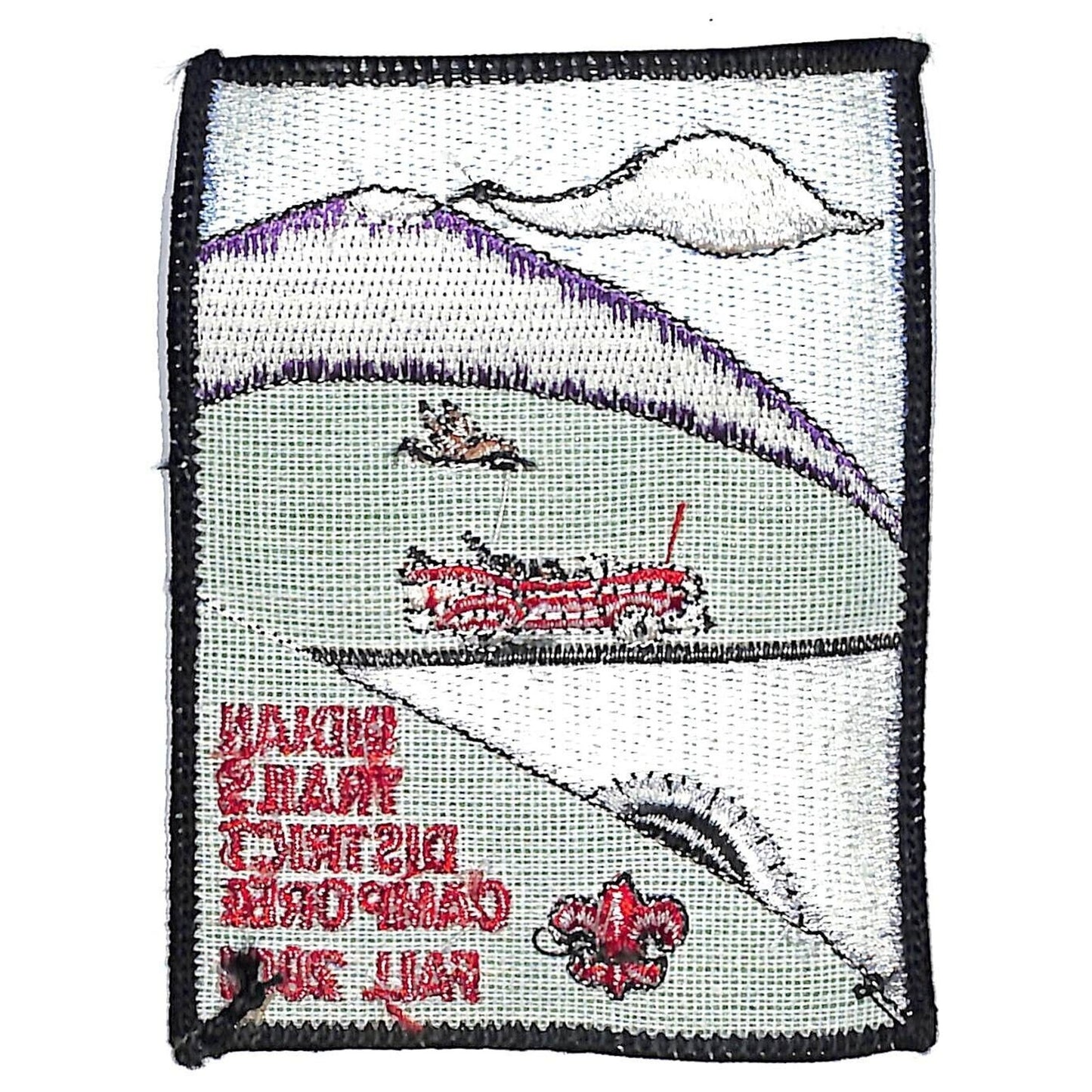 Boy Scouts BSA 2001 Indian Trails Fall Camporee Embroidered Patch Scarce