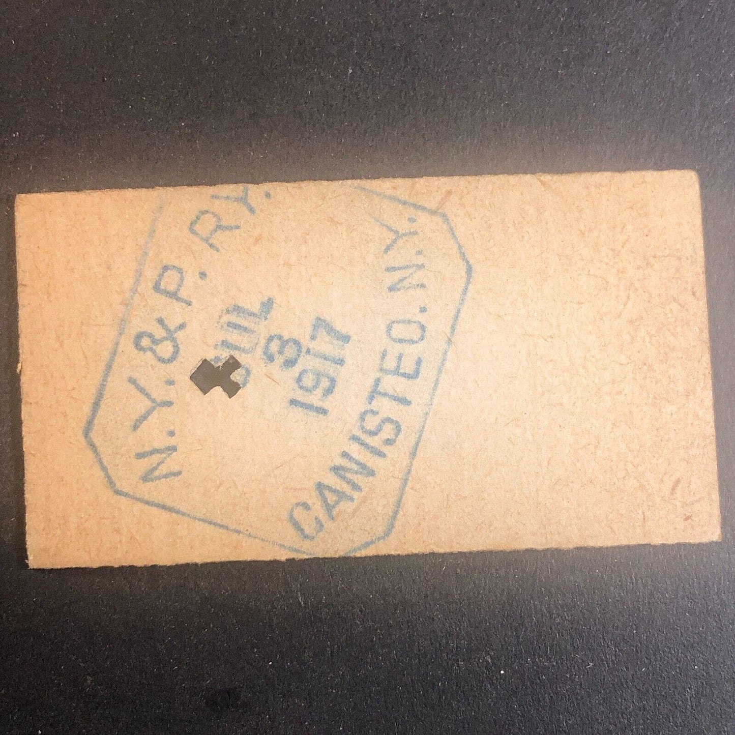 New York & Pennsylvania Railroad July 3 1917 Rexville, NY Ticket #30196