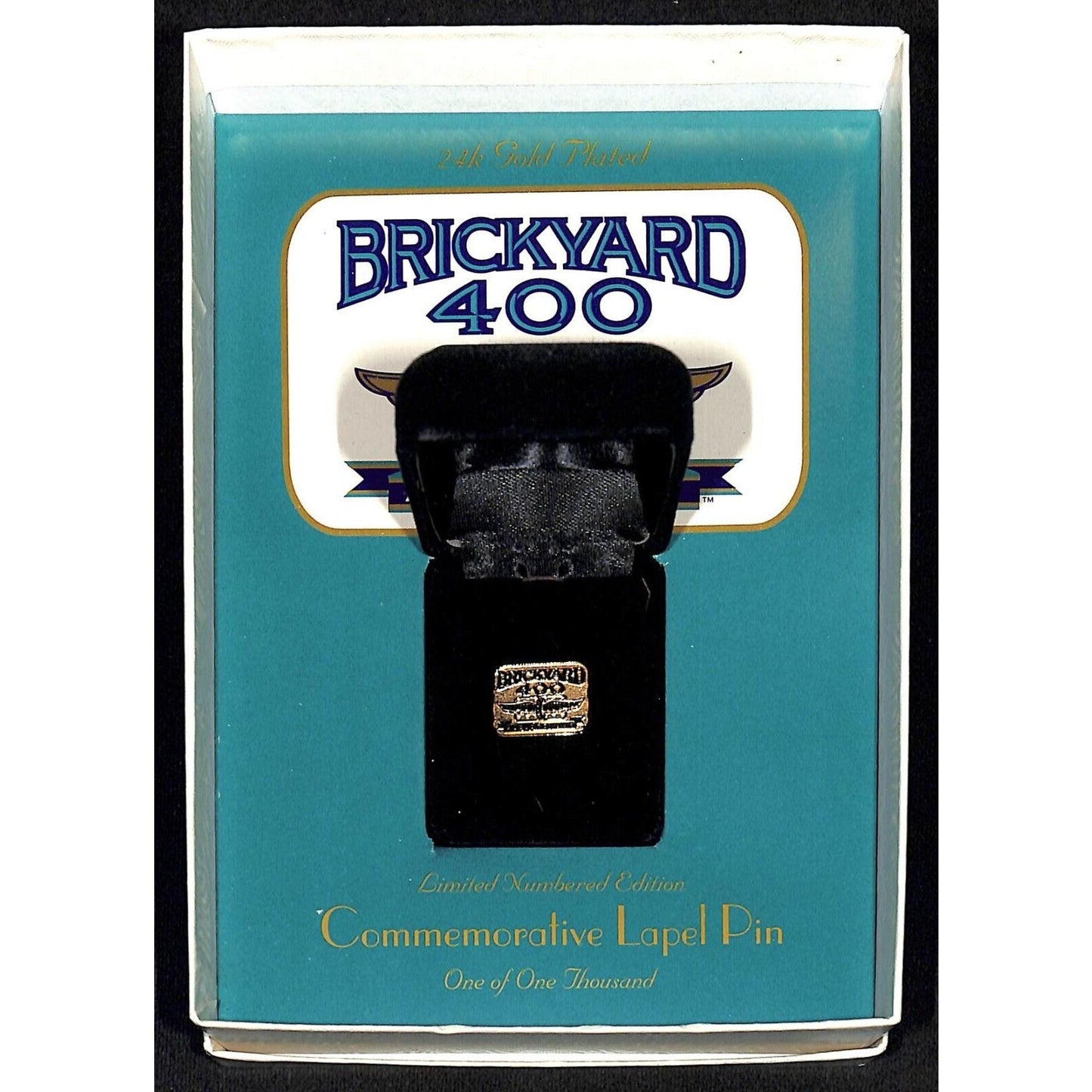 Brickyard 400 IMS August 5, 1995 Lapel Pin w/ Display Box Ltd. Ed. #243 of 1000