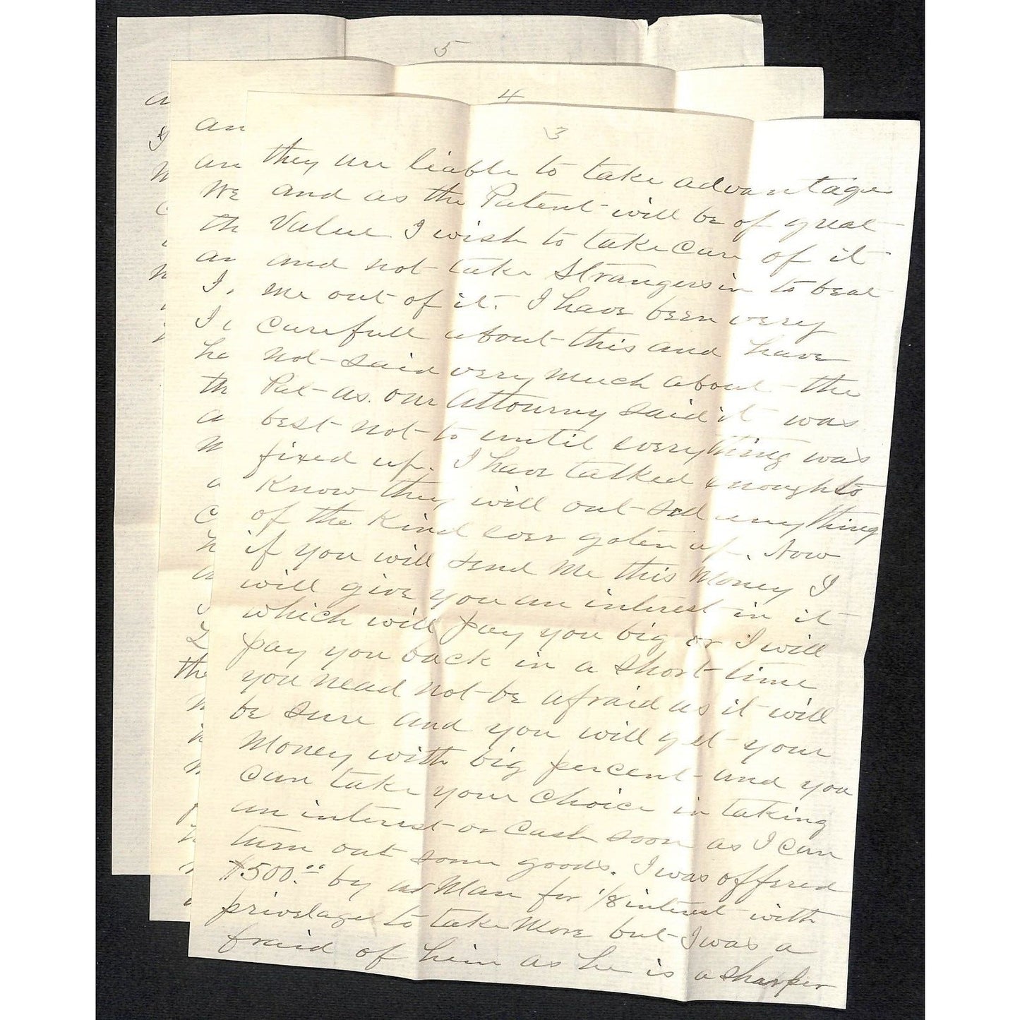 1895 5pp ALS From J.H. Warren ? Cleveland To John Rickard Wadsworth, OH VGC