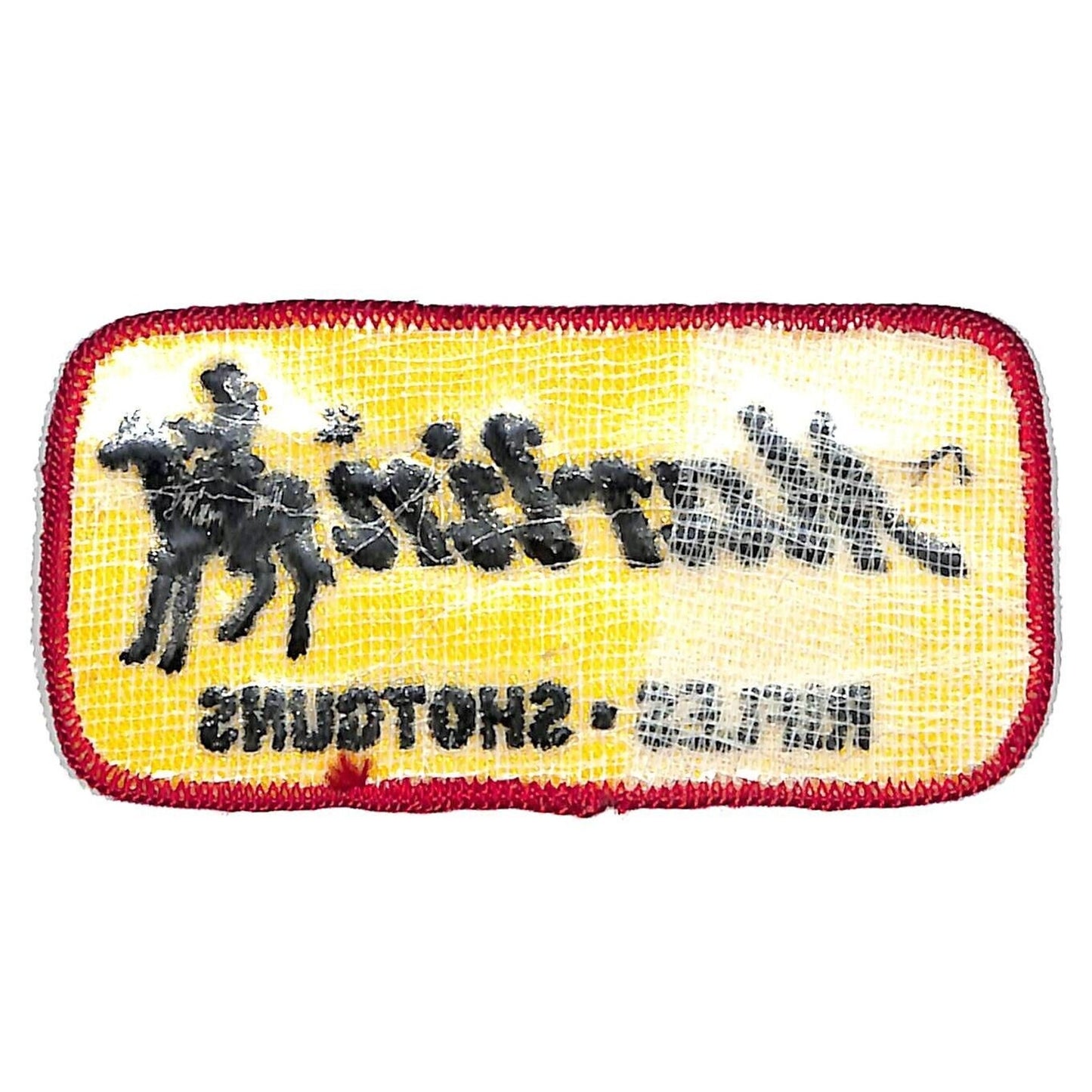 Marlin Rifles Shotguns Horse and Rider Vintage Emb. Patch 4" c1970's-80s VGC