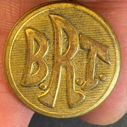 B.R.T. Brooklyn Rapid Transit Uniform Button Scarce 22.5mm