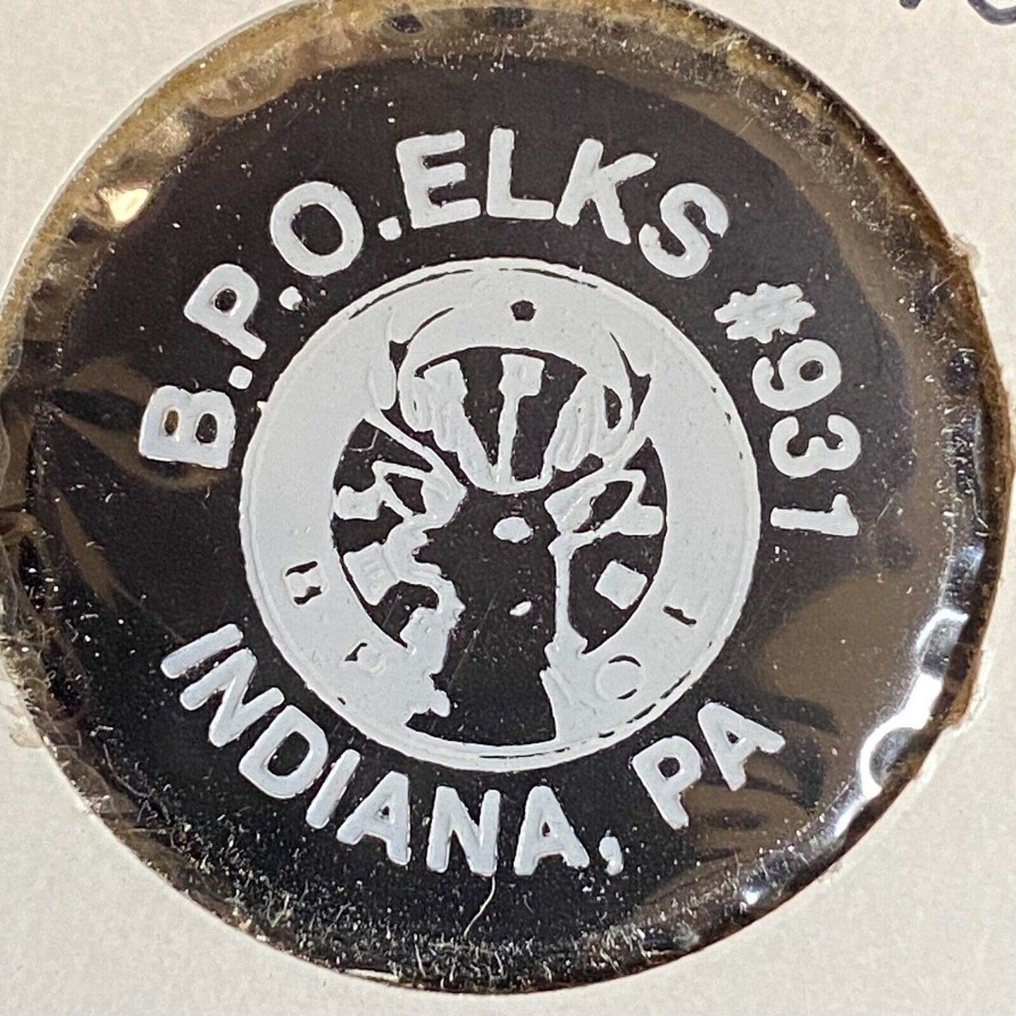 Indiana PA B.P.O Elks #931 c1970's-80's Plastic "G/F One Small Draft" Token