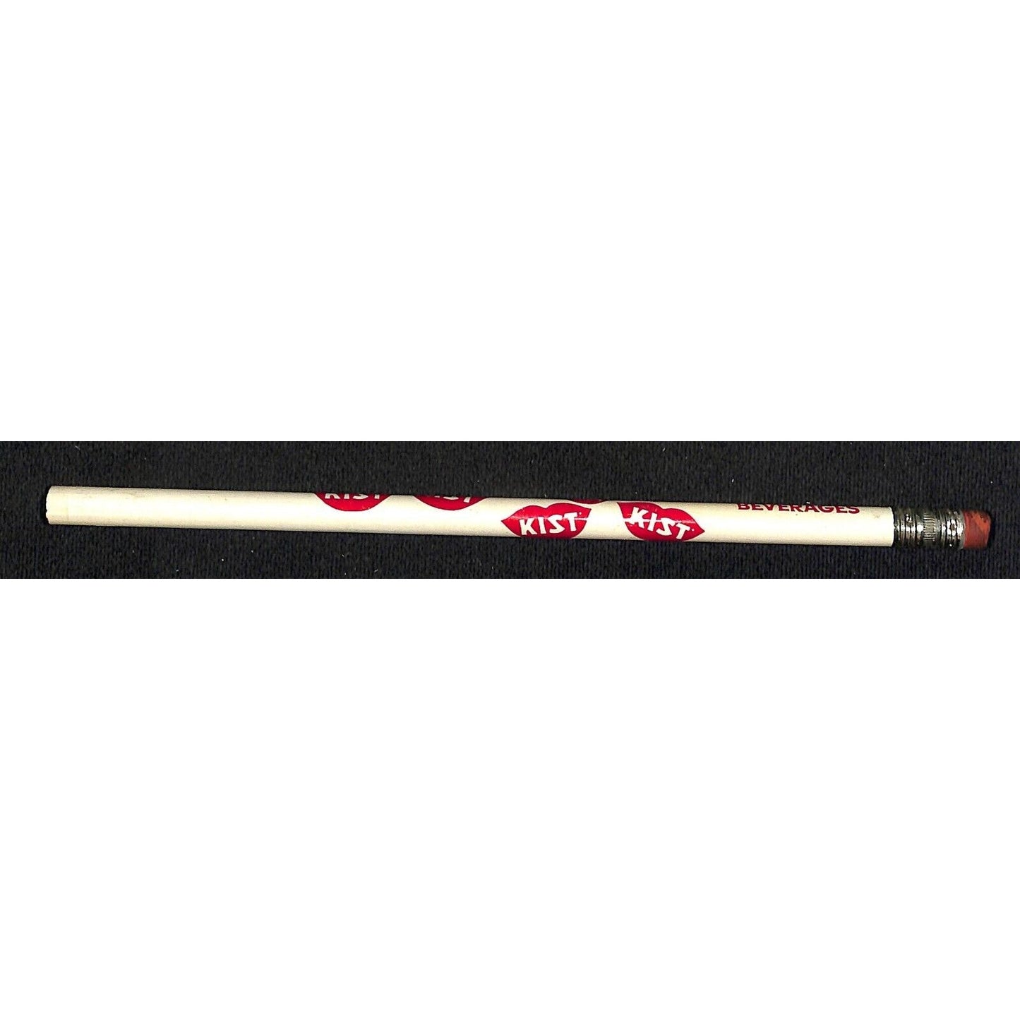 Kist Beverages Kiss Lips Vintage Advertising Pencil VGC Unused