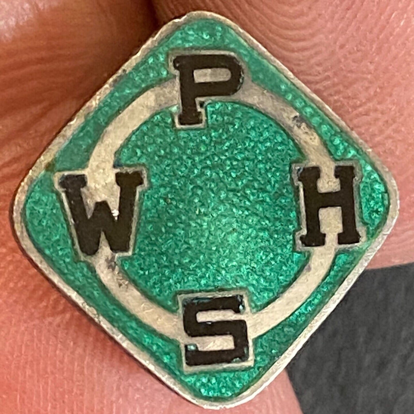 WPHS (High School ?) Color Enameled Lapel Pin c1920's-40's 12.5mm