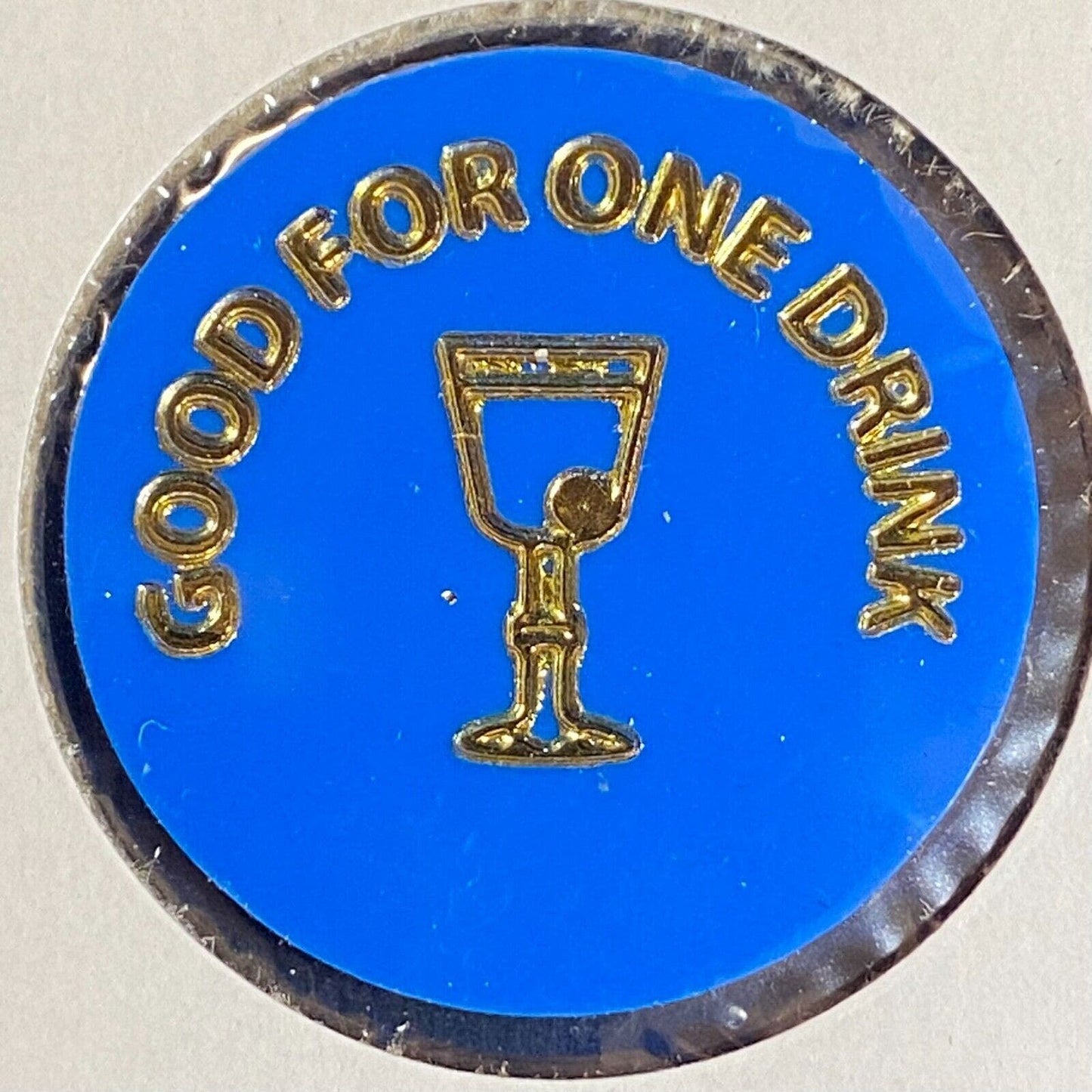 Hummelstown, PA American Legion Post 265 c1970's-80's Plastic "One Drink" Token