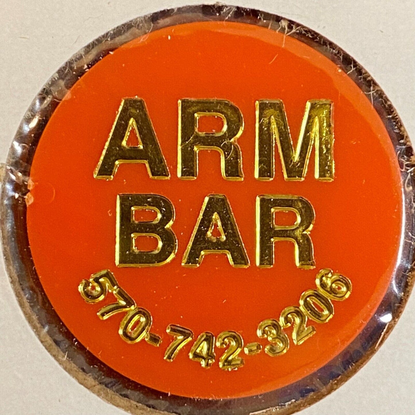 Milton, PA Arm Bar c1998 Plastic Token "G/F One Mixed Drink"