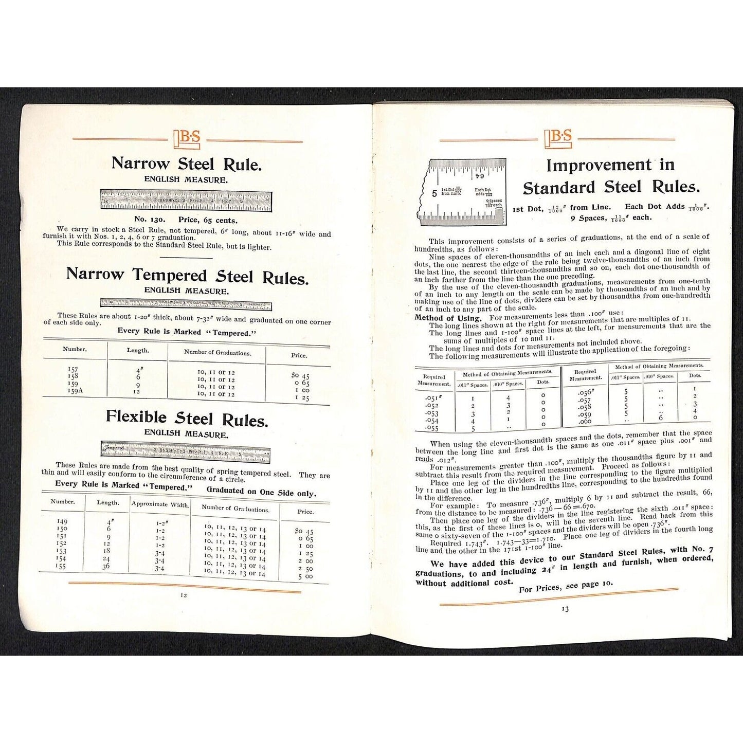 Brown & Sharpe Catalog 109 Mechanical Machinists Tools 183pp w/ Prices c1907 VGC