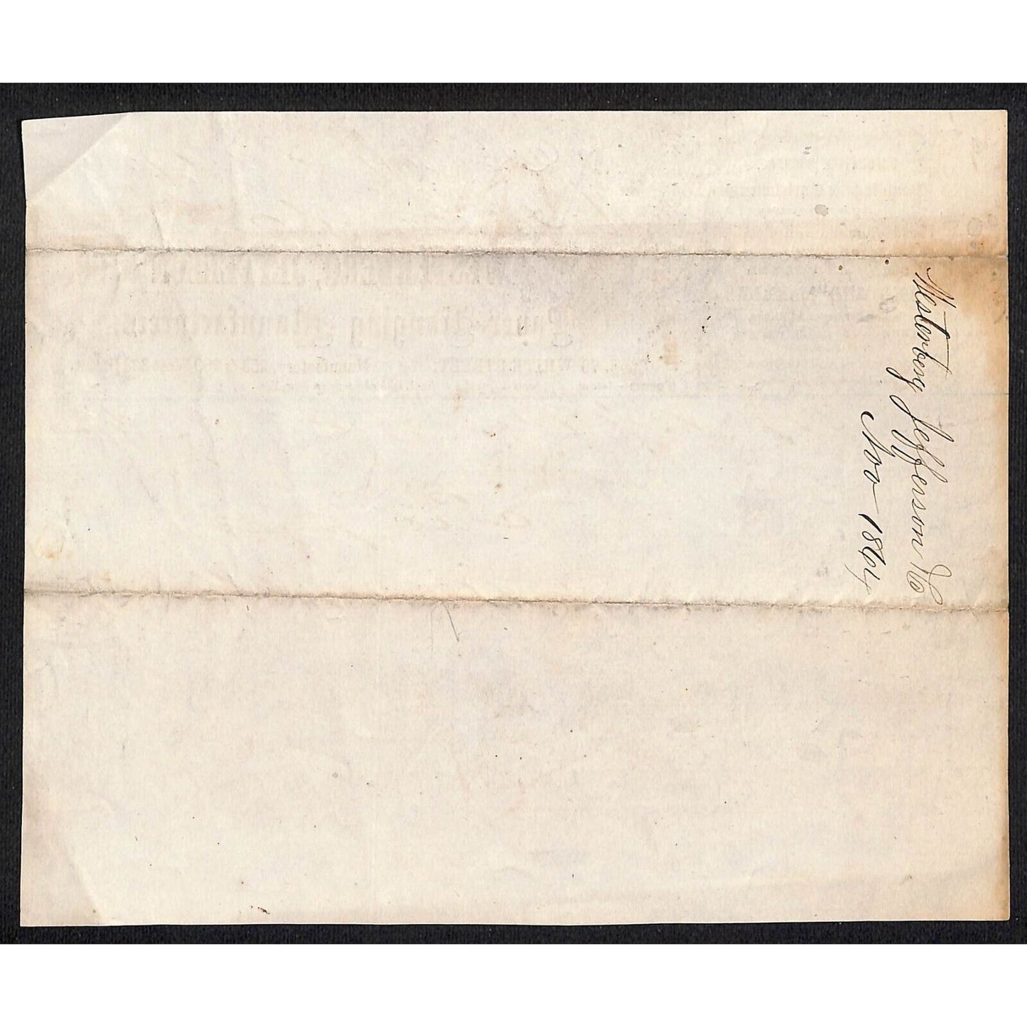 Westerberg, Jefferson & Co. Paper 1864 J.J. Cover, Johnsville, OH* Billhead