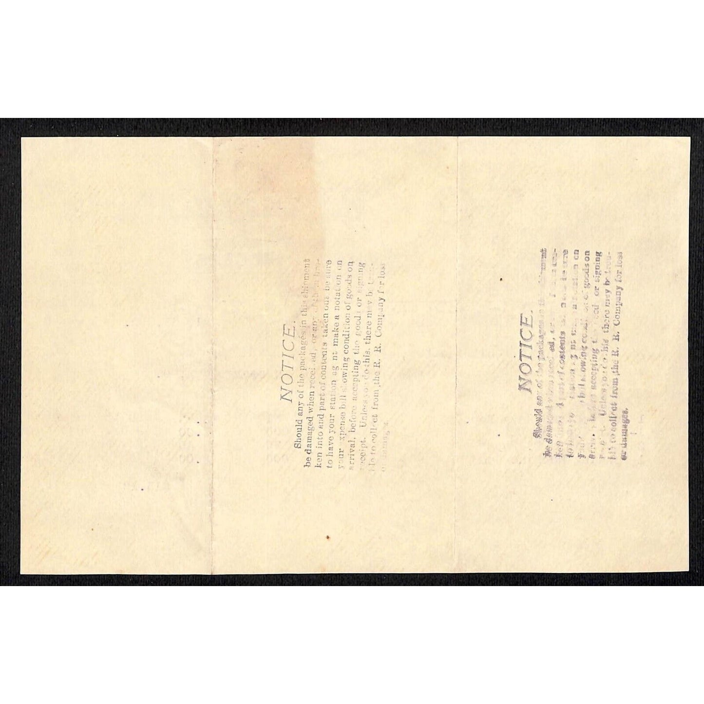 B Dannemiller & Sons Canton 1899 Billhead Whiteleather* N. Georgetown, OH Scarce