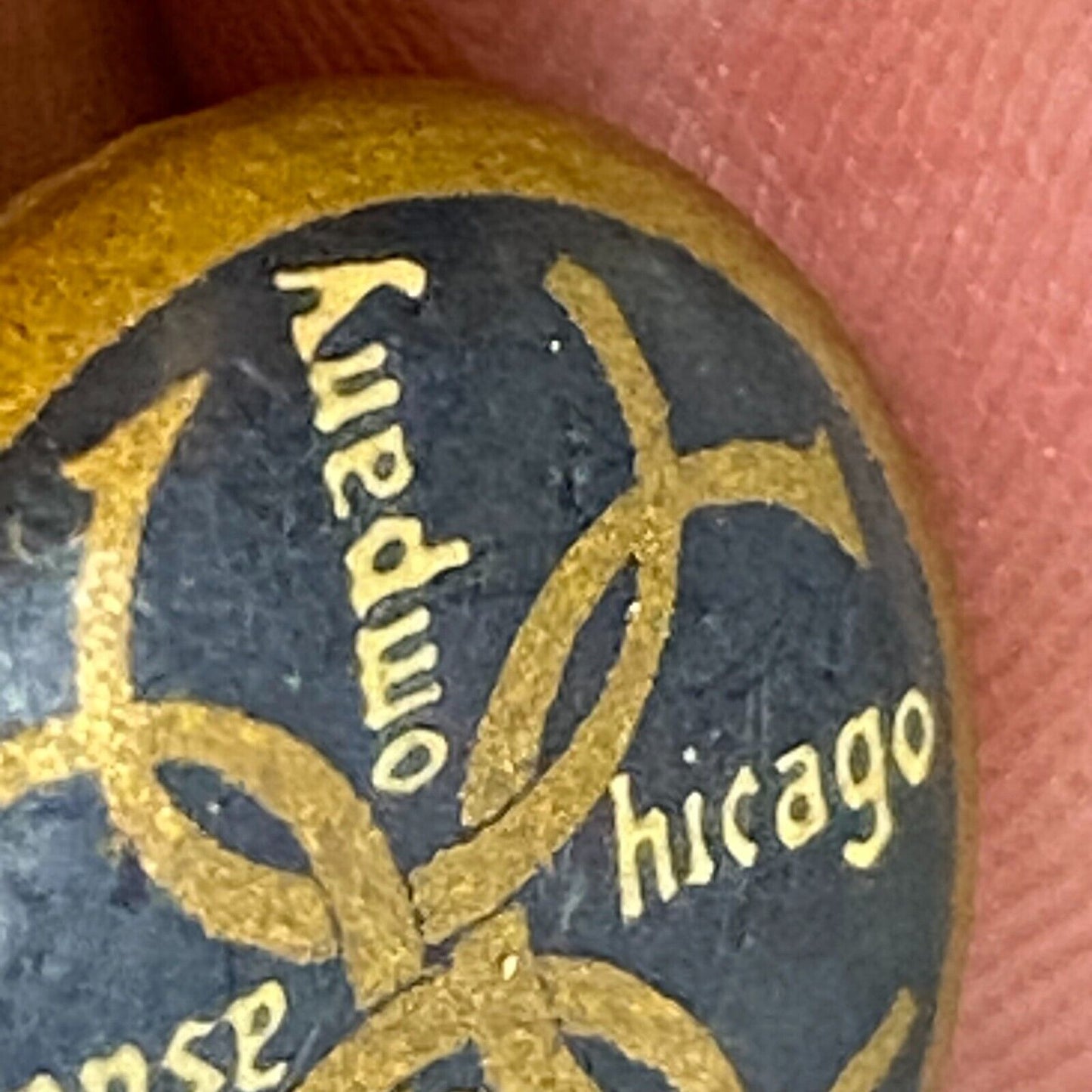 Chicago Continental Causualty Company c1900 Celluloid Button 16mm WAH Co. (Hoag)