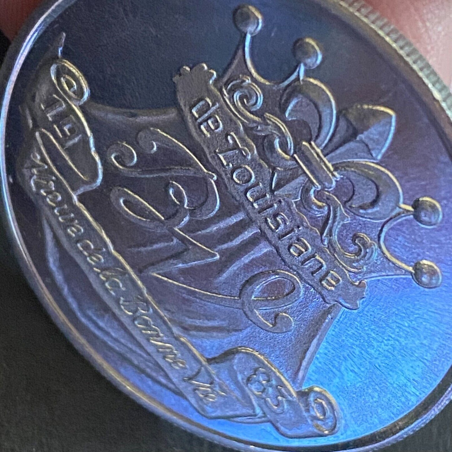 La Bonne Vie's Undersea Fantasy 1983 Mardi Gras Doubloon Alum 39mm