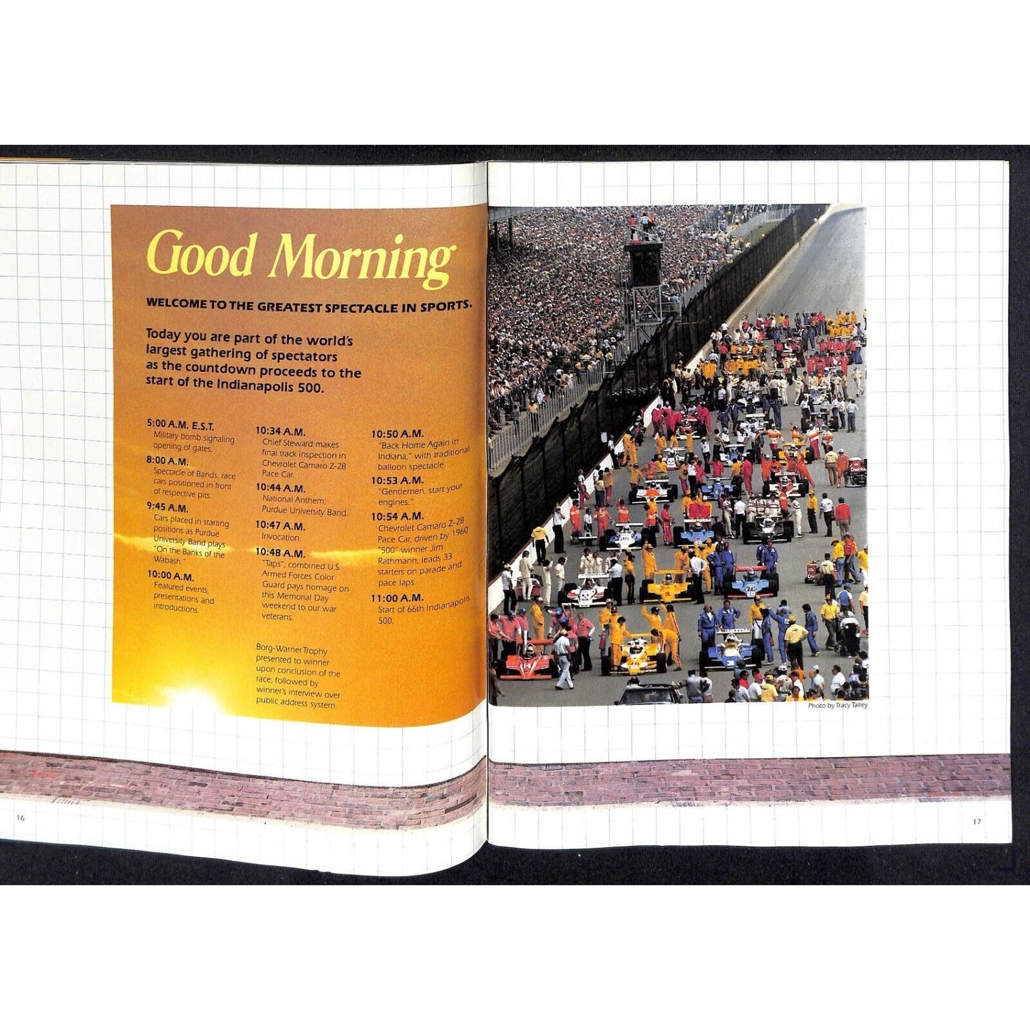 1982 Indianapolis 500 Program Racing VGC 125pp 13oz