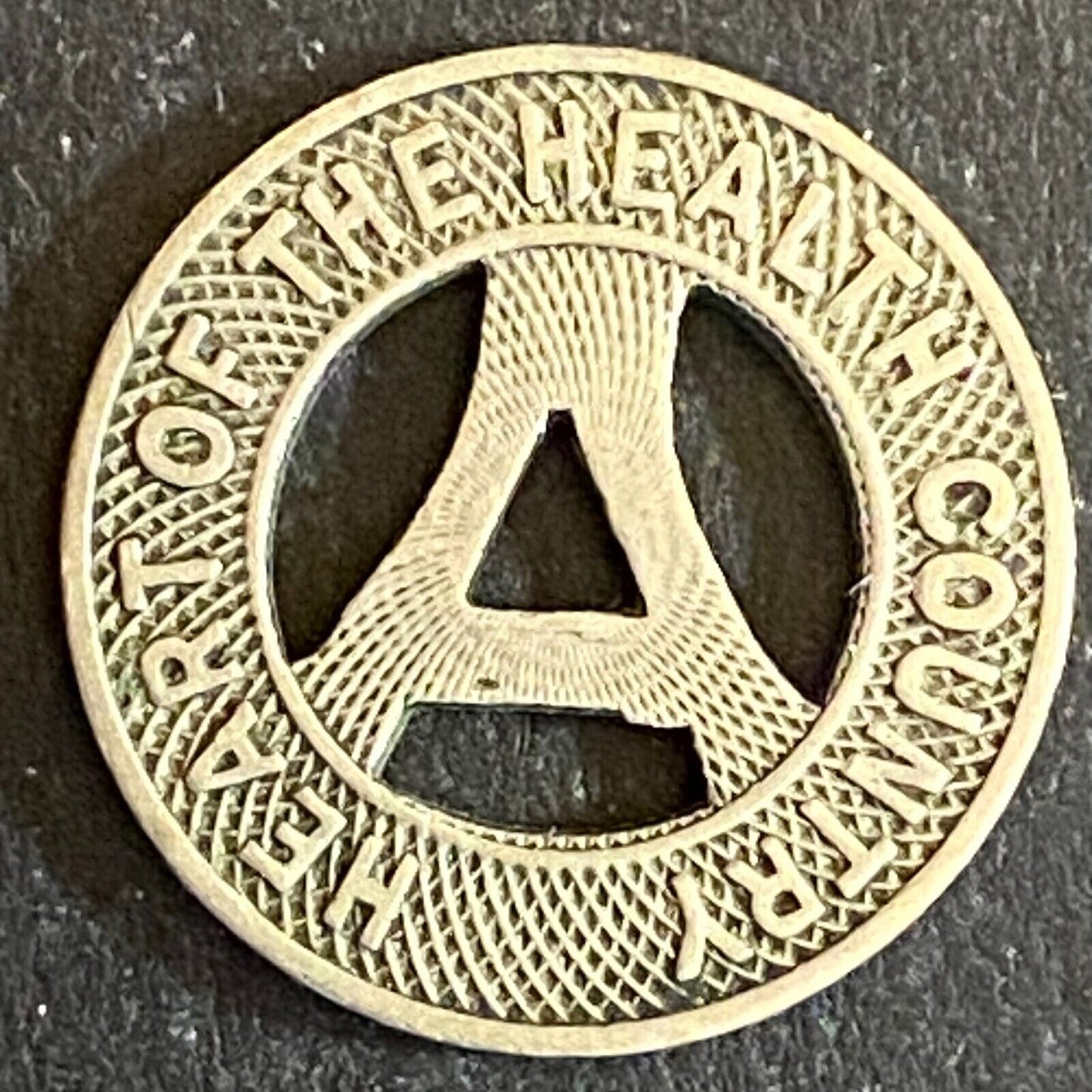 Albuquerque Bus Co. "Health Country" Transit Token 16mm VGC Hanging "A" (#21)