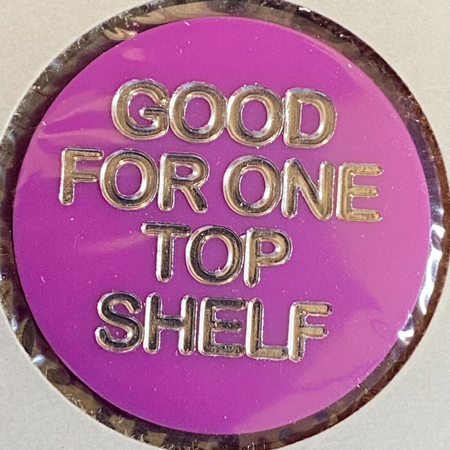 Media, PA American Legion 3460 c1980's Plastic Token "G/F One Top Shelf"