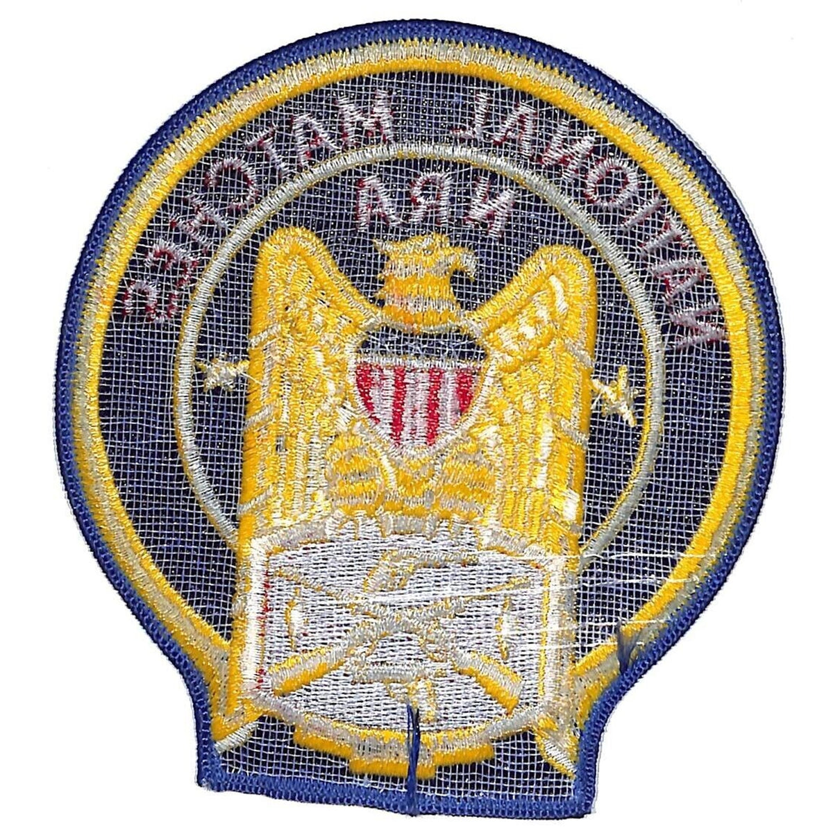 NRA National Matches Embr. Patch ,1970's-80's 5" VGC w/ Eagle Flag Shield VGC