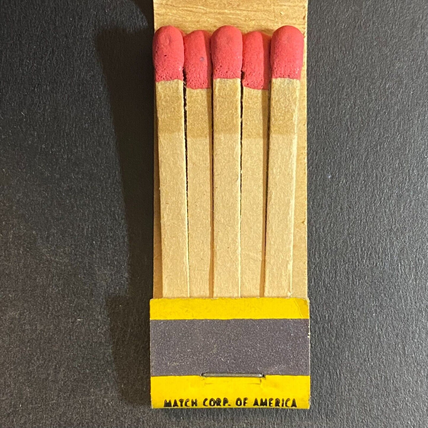 Golden Halo Beauty Salon Full Slim 10-Strike Matchbook c1950's-60's VGC