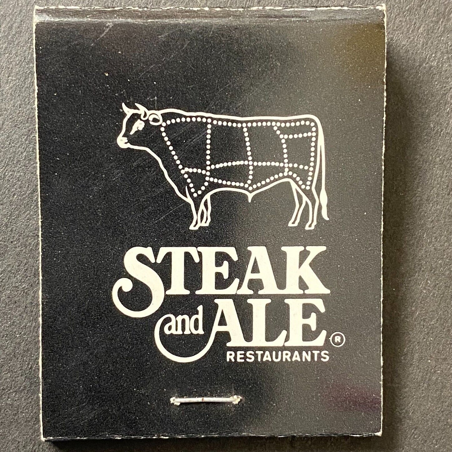 Jolly Ox / Steak and Ale Restaurants Full Matchbook c1960's-74 VGC