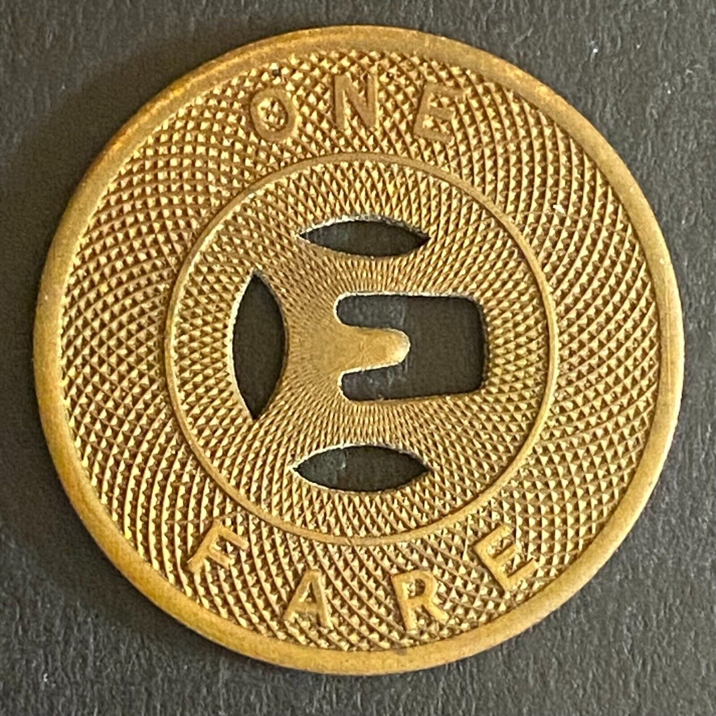 Elgin, Illinois Dept. of Transportation One Fare Transit Token 22.6mm VGC