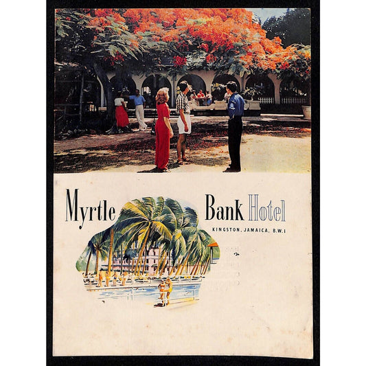 Myrtle Bank Hotel Kingston, Jamaica April 8, 1957 Dinner Menu