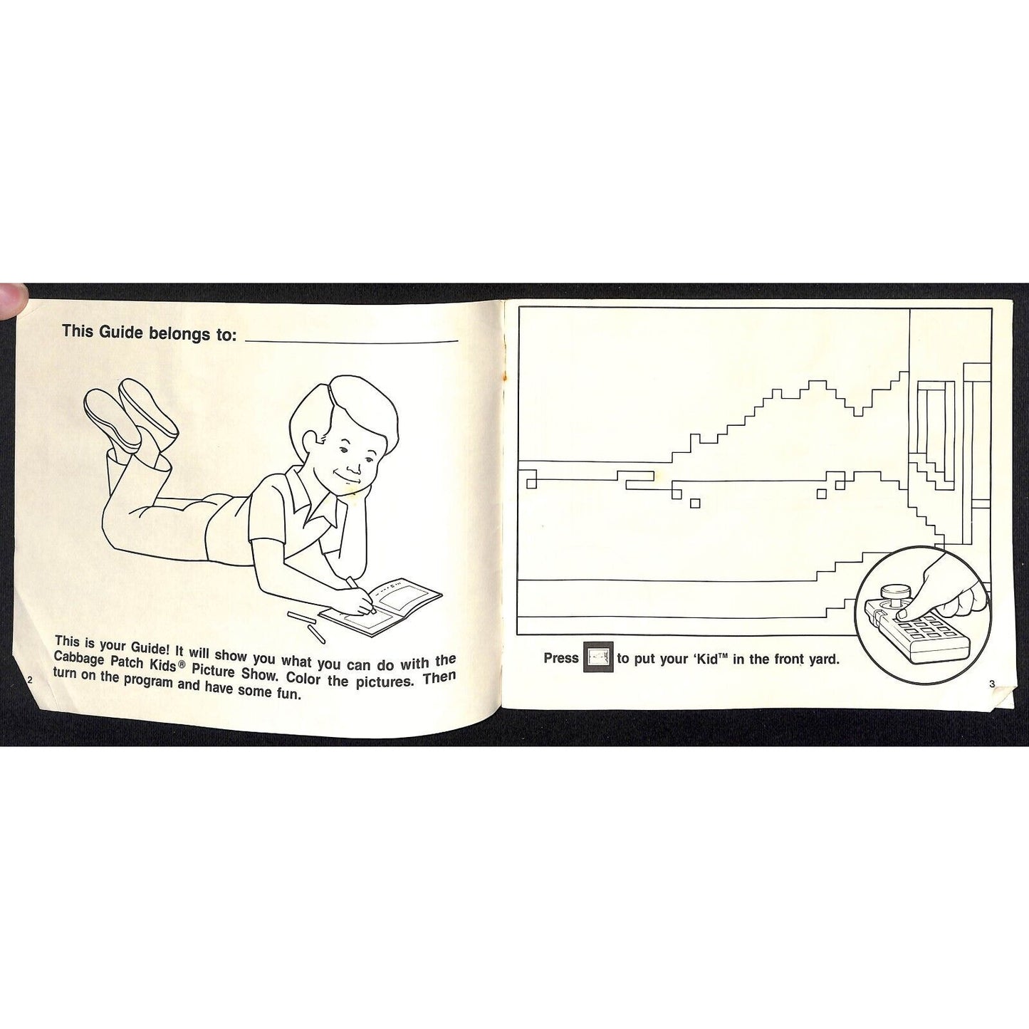 1984 Cabbage Patch Kids Picture Show Program Guide 23pp - Guide ONLY - No Game