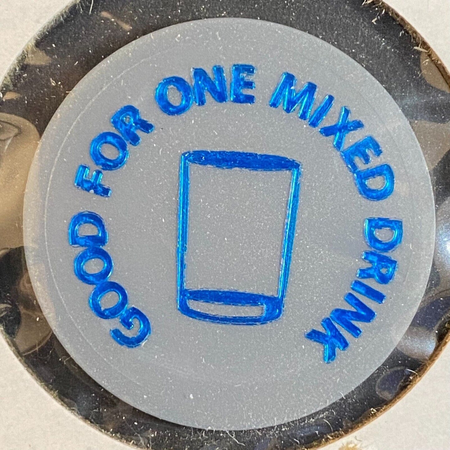 McDonald, PA Pitt Hotel c1980's-90's Plastic Token - G/F One Mixed Drink