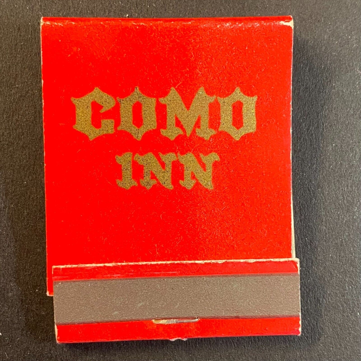 Como Inn Milwaukee Ave Chicago c1960's Full Matchbook VGC Scarce